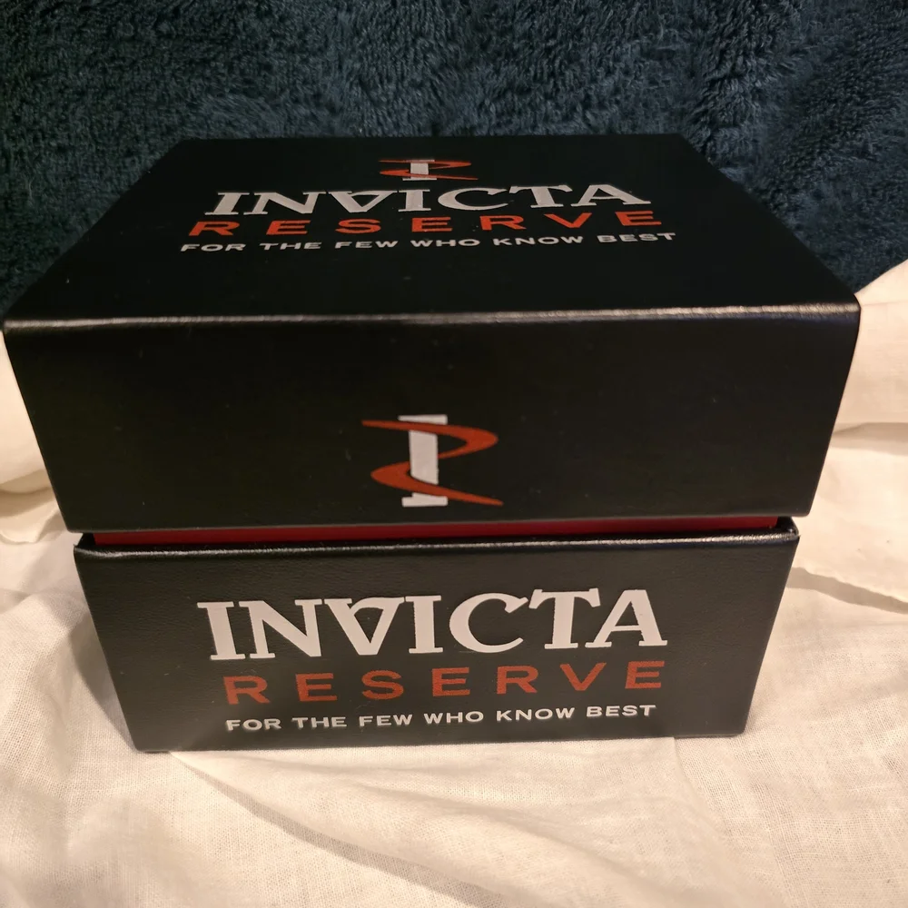 Invicta Gold and Black Chronograph Watch - Picture 6 of 6